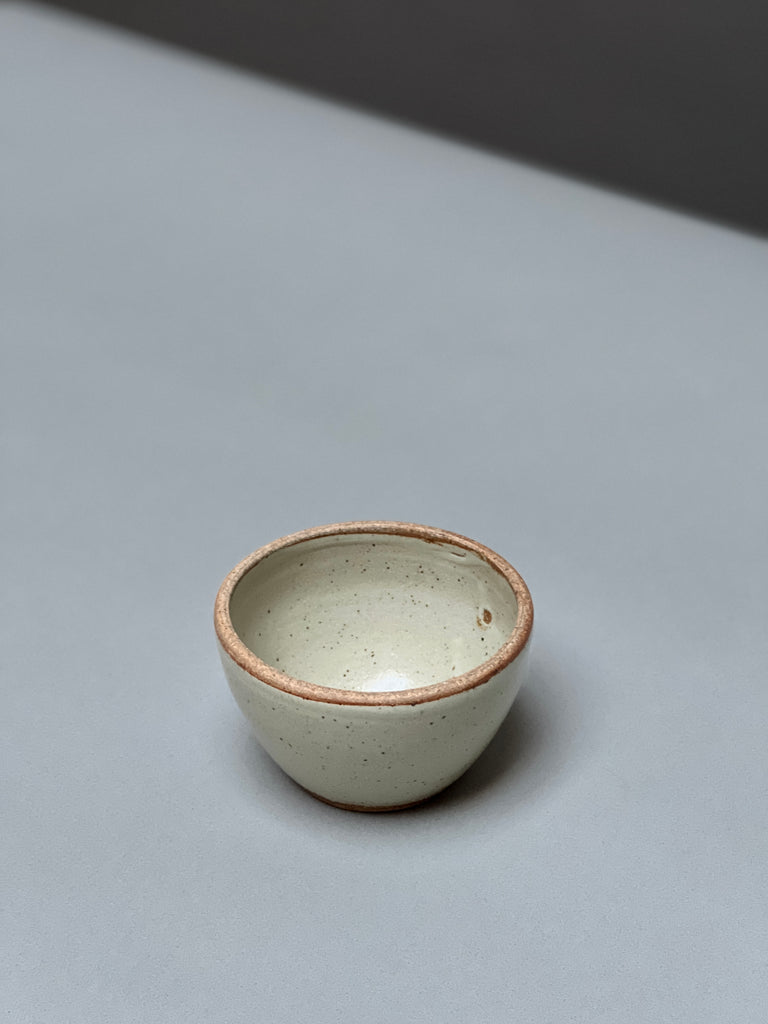 Hand-thrown and wood-fired stoneware smudge bowl. Use to catch hot cinders or ash and hold what remains of the smudging stick after it's burnt.
