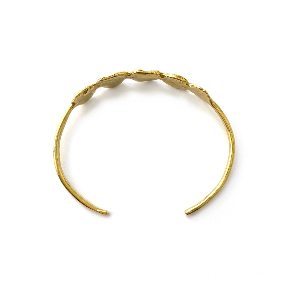 Gold vermeil cuff by Goldeluxe