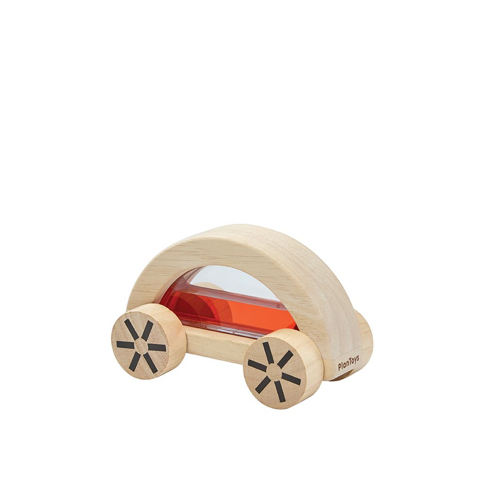 Roll these colorful cars around and watch the water inside move. Stimulates the imagination and invites a child to explore their creativity through color recognition, color manipulation and outdoor play. Plan Toys uses only sustainable natural resources and creates minimum to zero waste throughout the production process.