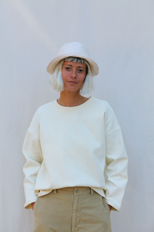 The Session Hat by Pairup plays on a classic bucket hat style with a squared off top for a modern twist. Sustainably and hand-made right here in San Diego.