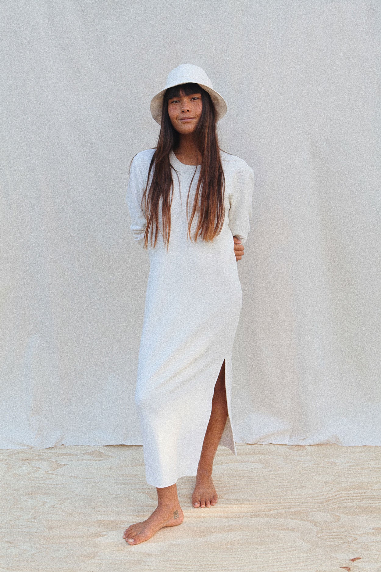 The Session Hat by Pairup plays on a classic bucket hat style with a squared off top for a modern twist. Sustainably and hand-made right here in San Diego.
