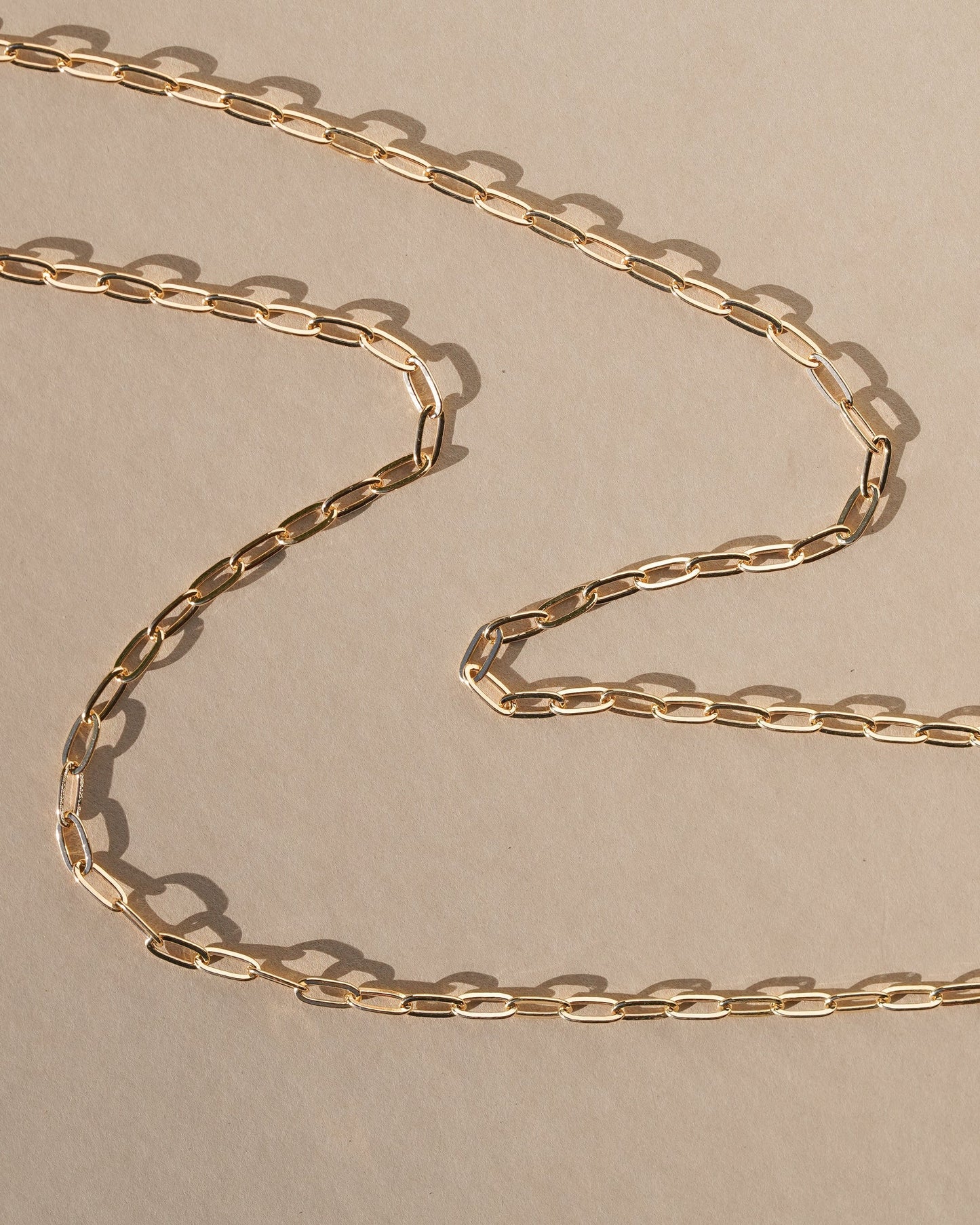 The Allora necklace - with interlocking soft oval links that sit elegantly along the neckline. As an ode to love that never parts, the links are designed to resemble the infinity symbol. Wear it solo or layered with other necklaces in this collection. Handmade in the Santa Cruz Mountains.