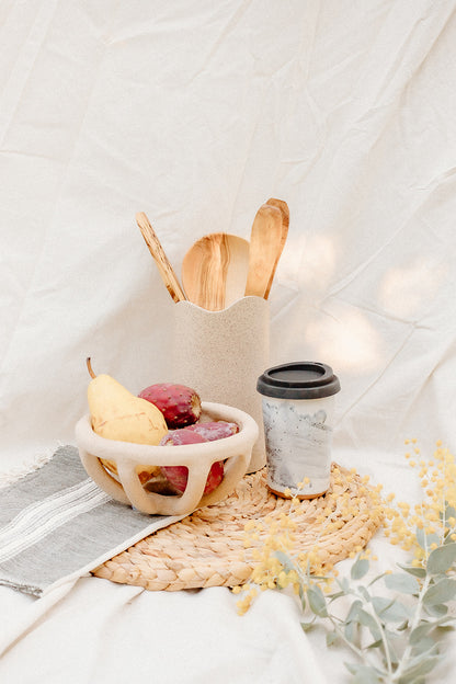 The Prong bowl is redefining the coiling technique. Each and every bowl is slightly unique, just like the homes they’re made to live in. Handmade in Brooklyn, NY.