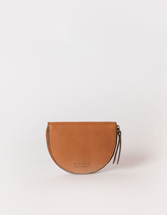 O My Bag's semi-circle wallet is compact but big enough to hold everything you need, and she’s now available in Apple Leather! Introducing their new vegan material made from apple waste. Just like the original design, the exterior feels and behaves like classic leather, in fact, it’s hard to tell the difference! Made in India.