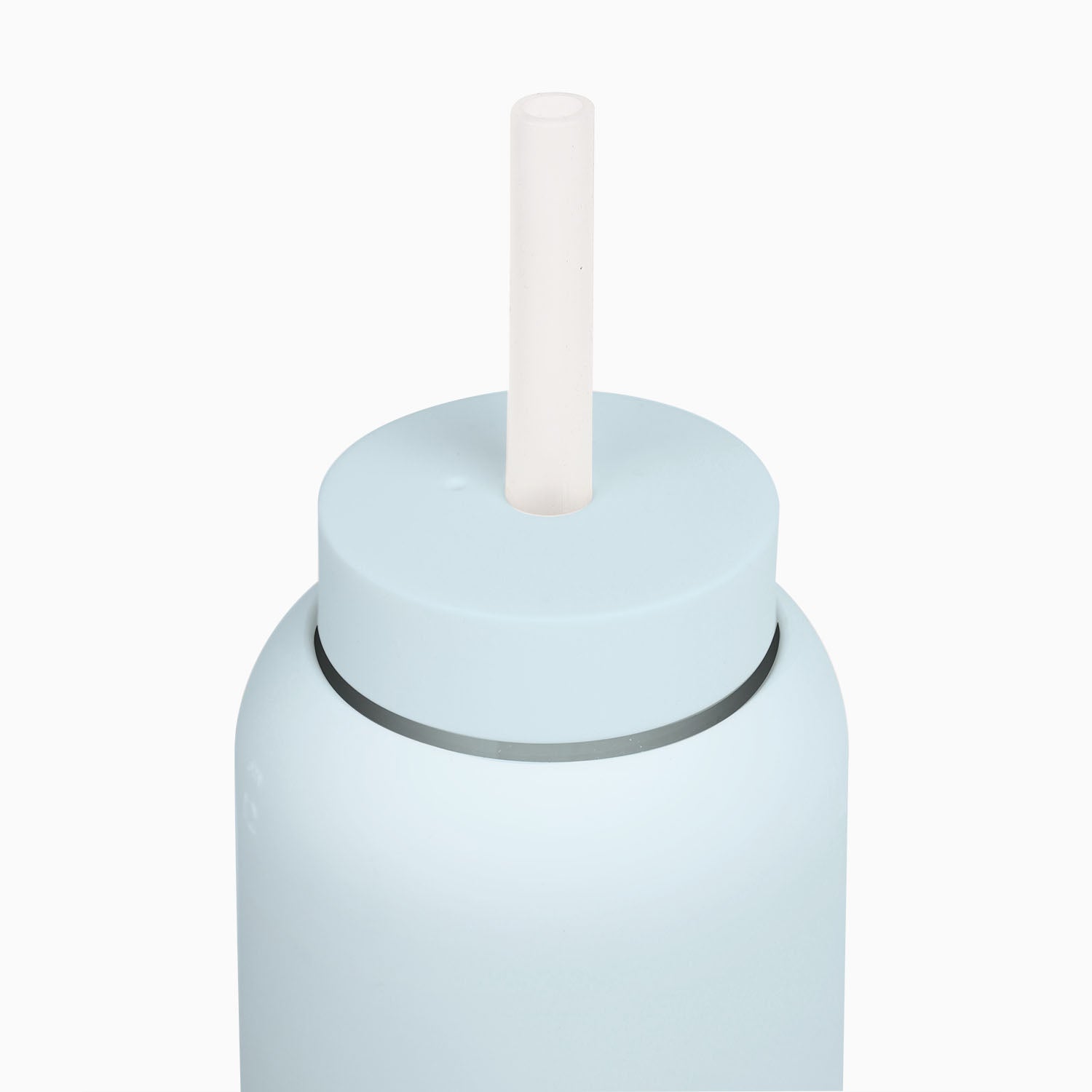 A reusable silicone straw & cap for clean, easy drinking, made to pair with the Hydration Tracking Water Bottle. Made from the purest food-grade silicone. Available at Thread Spun in Encinitas, Ca.