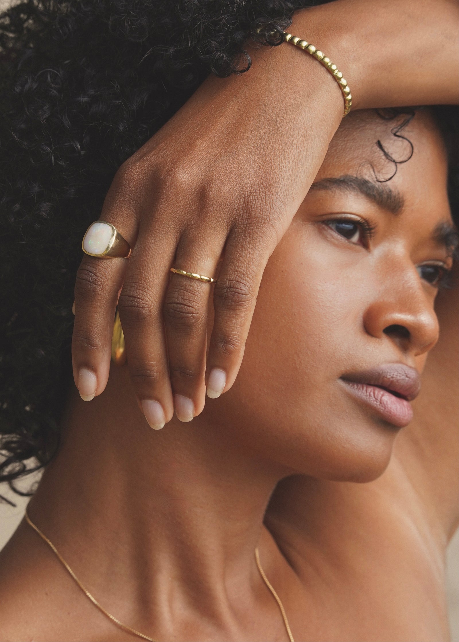 Sleek, shiny floral inspired petal ring, with a smooth scalloped edge, intended to represent blooming growth and development. Available in Gold Vermeil or Sterling Silver. Handmade in the Santa Cruz Mountains.