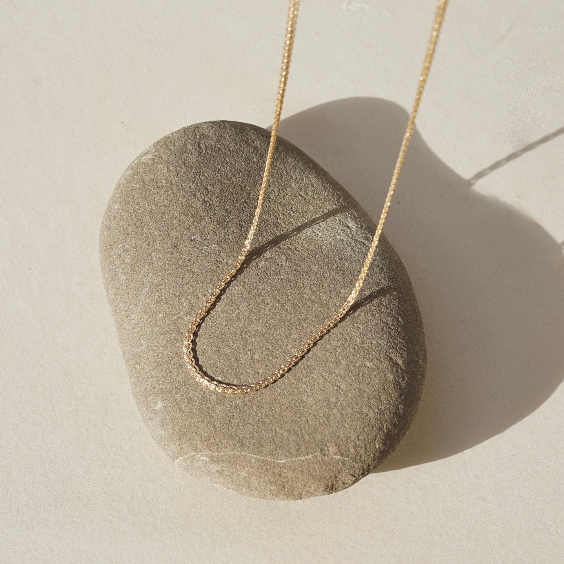 Chloe Necklace by Mountainside Jewelry. Woven chain necklace with fine details, this piece stands out while staying simple and classic enough to go with anything. The detailed texture and scalloped edges create a bold and beautiful unique style. Handmade in the Santa Cruz mountains.