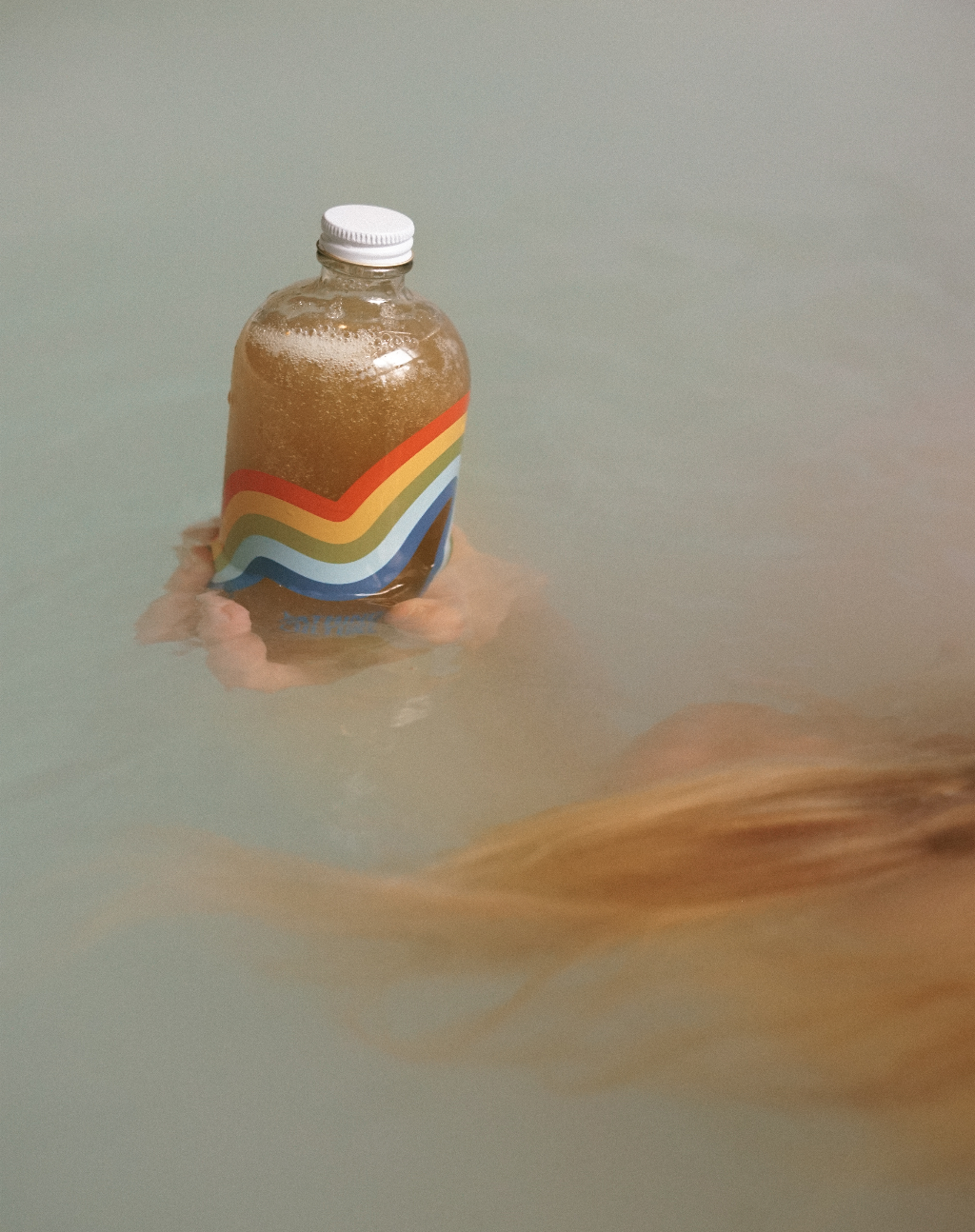 Mind & body wash by bathing culture / Respect yourself with naturally radical, certified-organic, all-purpose soap in a refillable rainbow glass bottle. One small dab of this concentrated formula will lather liberally - Use in the shower or bath to cleanse. Cathedral Grove Scent - transports you to the Redwood canopies of Northern California