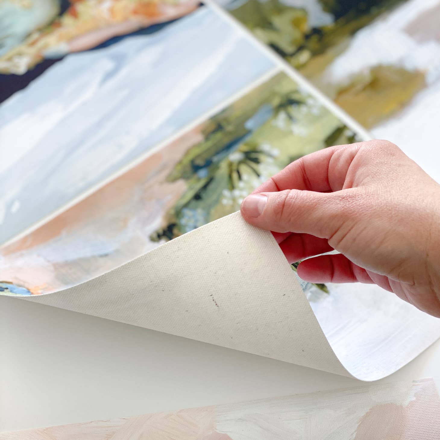 A fine art Giclee Print on beautiful flat unstretched matte canvas. Can be framed with or without glass. Cambria by Laurie Anne Art