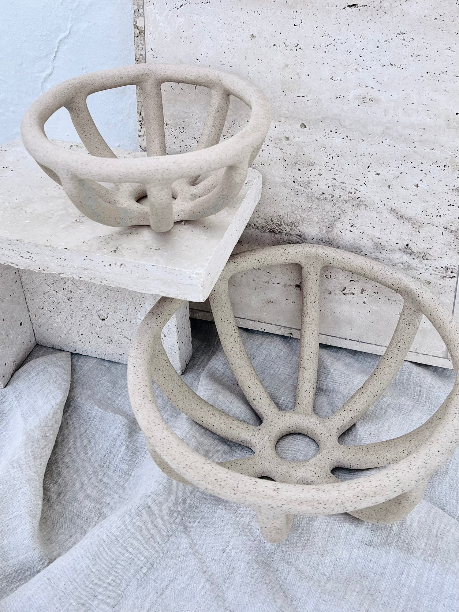 The Prong bowl is redefining the coiling technique. Each and every bowl is slightly unique, just like the homes they’re made to live in. Handmade in Brooklyn, NY.