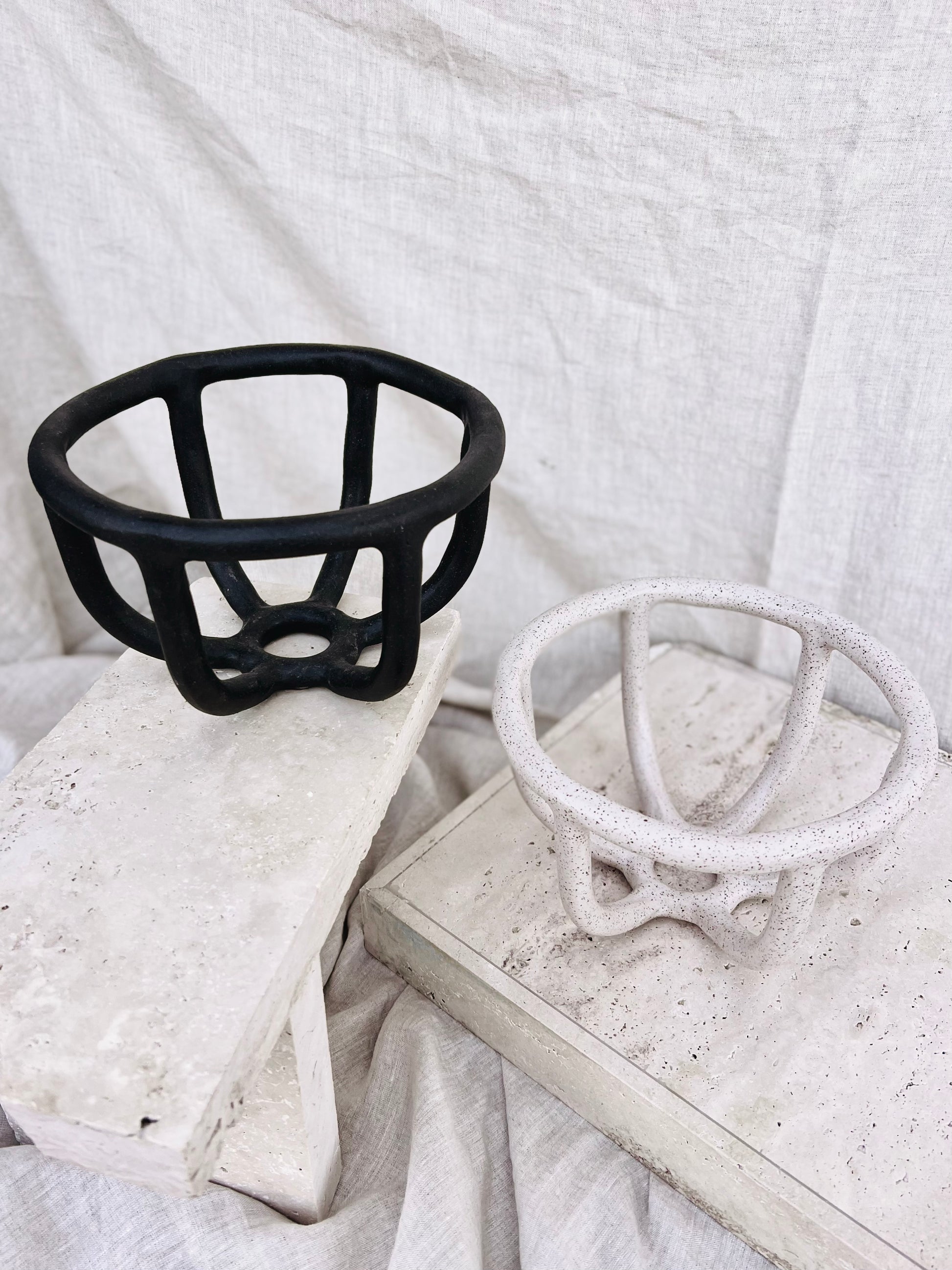 Virginia Sin Moth Bowl. Perfect for root vegetables, fruit and other edible and inedible objects, the Moth fruit bowl is hand built with love and coils. Handmade in Brooklyn, NY.