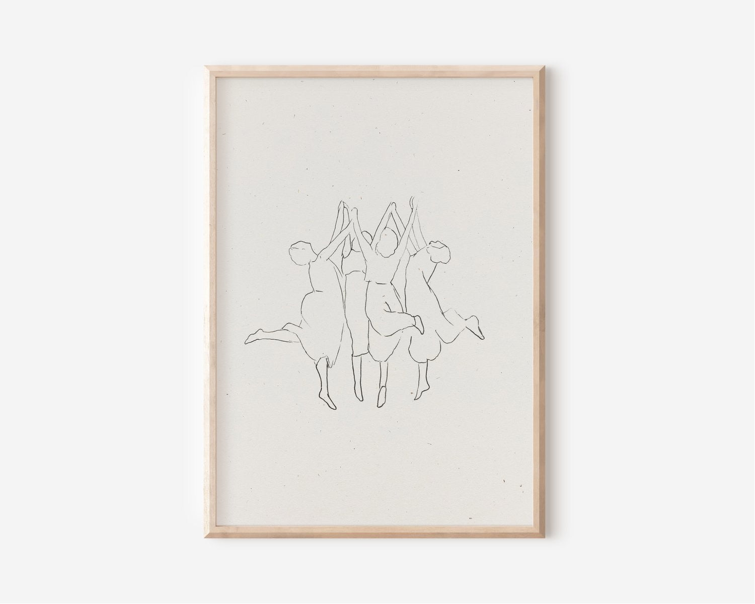 Girls Night Out by Coco Shalom. Prints are made with 100% recycled paper, containing 30% post consumer waste, produced with 100% green power and 0% BS.