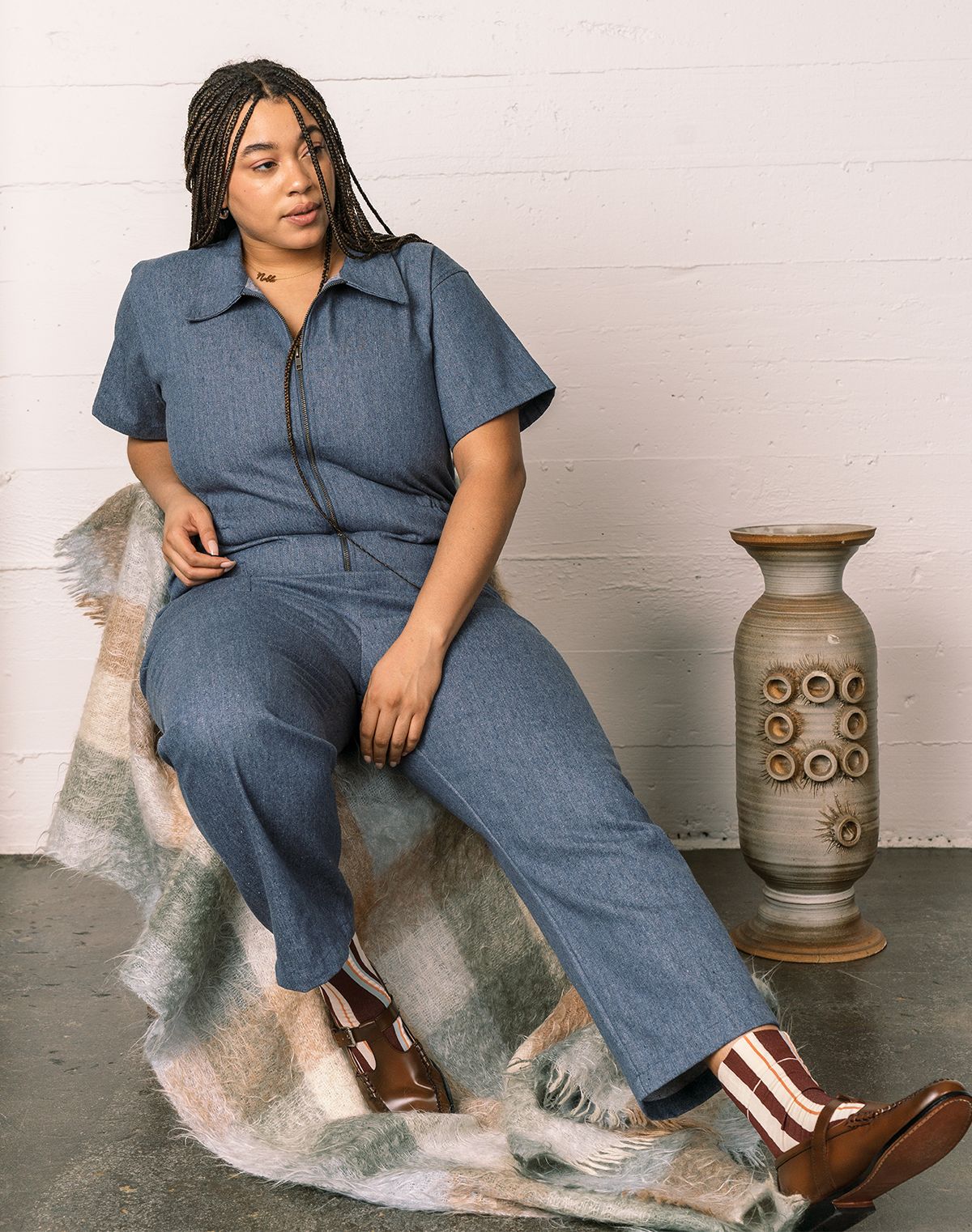 Noble's signature Utility Suit is finally available for adults to make all of your twinning jumpsuit dreams come true. Made in Peru with durable yet buttery soft GOTS certified organic Pima cotton canvas.