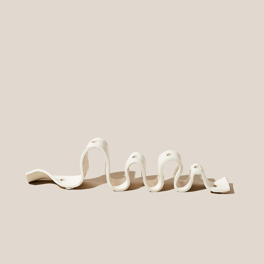 Meet Weylyn: A candelabra whose dramatic and unique appearance as a centerpiece that'll demand more attention than even your most vocal guest. Handmade in Brooklyn, NY.