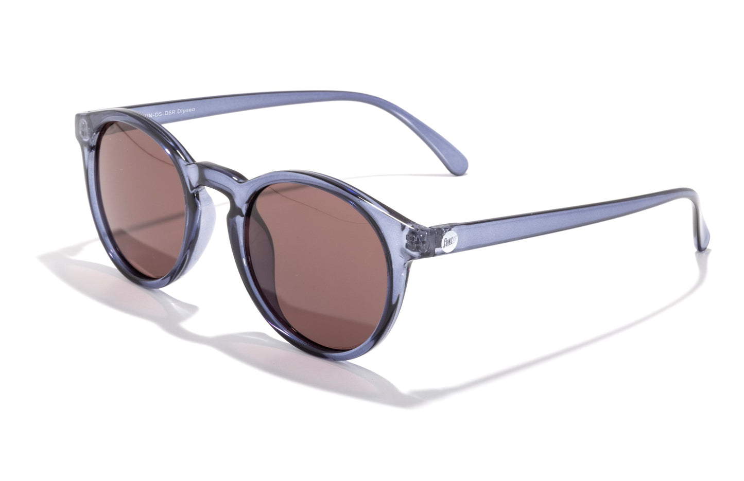 Eco-friendly polarized sunglasses made from recycled plastic. The Dispeas are a medium-coverage, medium-sized frame that works best on small to medium faces. Unisex, and rocked by guys and gals nationwide