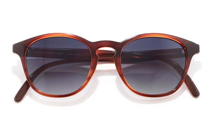 Yuba Polarized Sunglasses in Caramel Ocean by Sunski - eco friendly sunglasses made from recycled plastic, polarized lenses, and a perfect fit make these a customer favorite. Lifetime Warranty through Sunski.