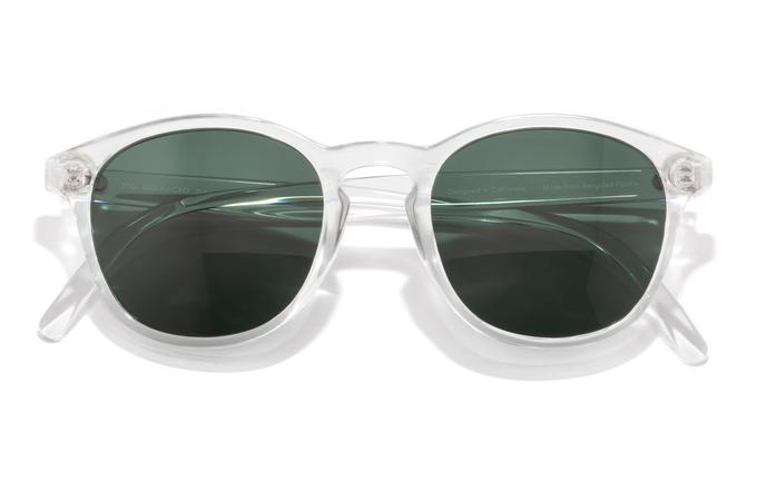 Yuba Polarized Sunglasses in Clear Forest by Sunski - eco friendly sunglasses made from recycled plastic, polarized lenses, and a perfect fit make these a customer favorite. Lifetime Warranty through Sunski.