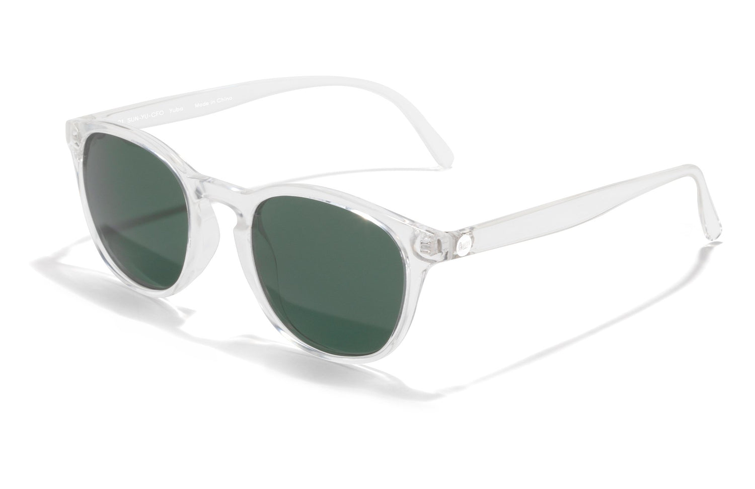 Yuba Polarized Sunglasses in Clear Forest by Sunski - eco friendly sunglasses made from recycled plastic, polarized lenses, and a perfect fit make these a customer favorite. Lifetime Warranty through Sunski.